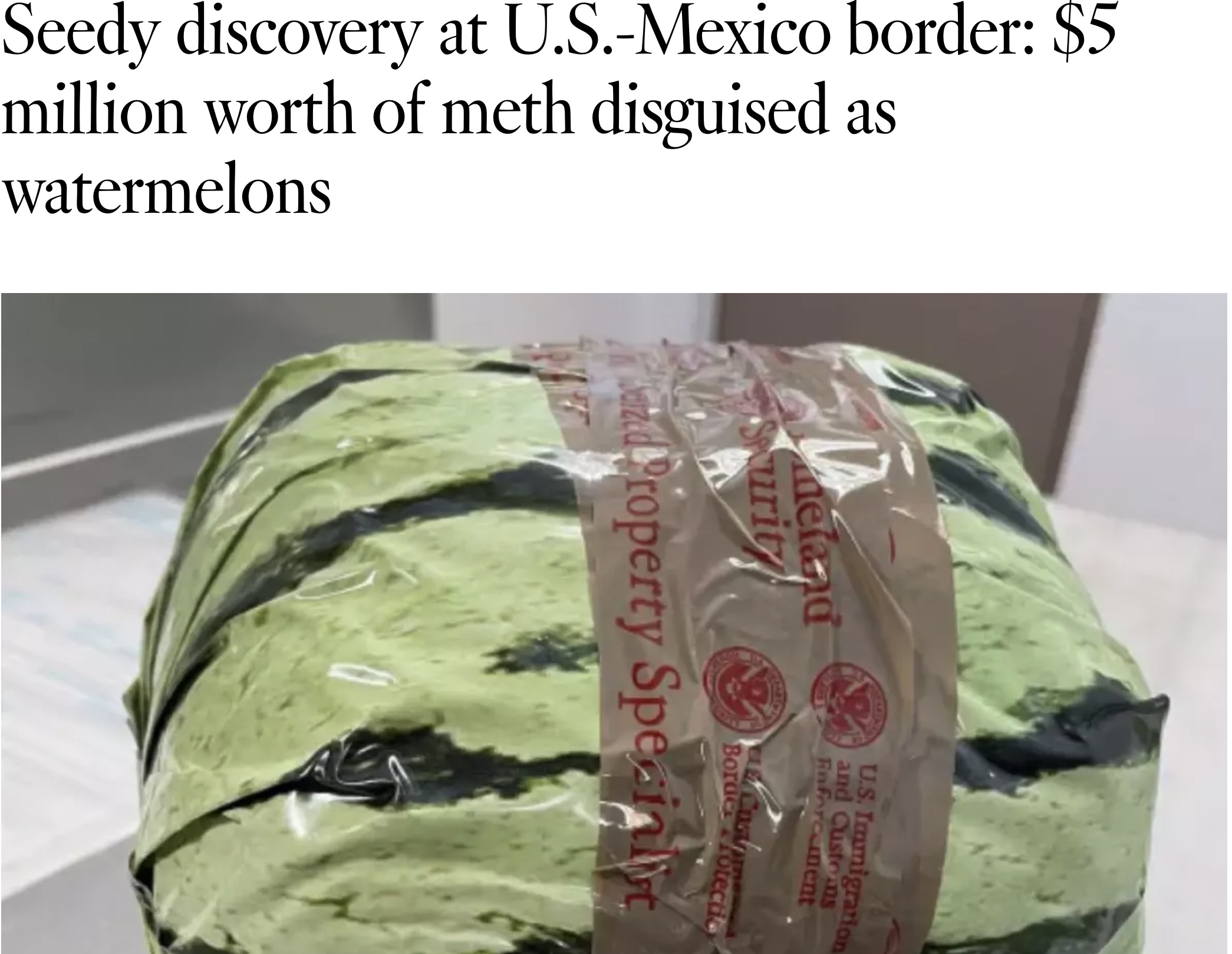 40 Ways People Tried and Failed to Smuggle Drugs